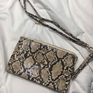 Snakeskin purse